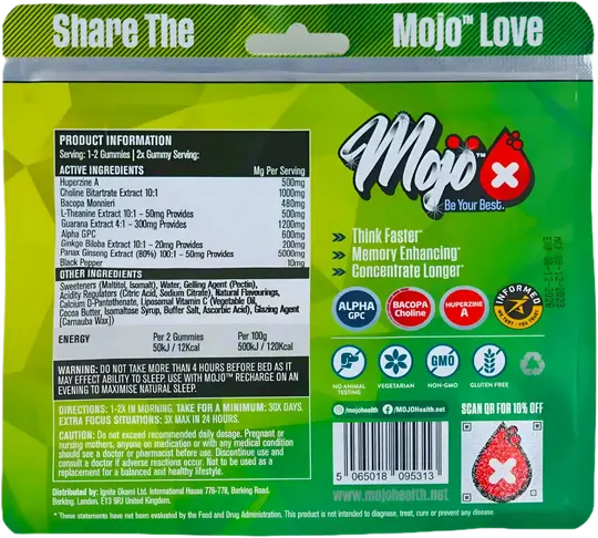 MOJO™ KICKSTART Жевательные конфеты